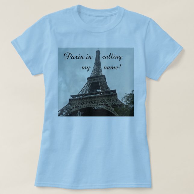 T-SHIRT PARIS M'APPELLE T (Design devant)