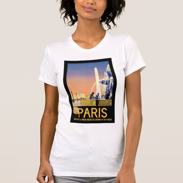 T-shirt Paris ~ Place de la Concorde (Devant)