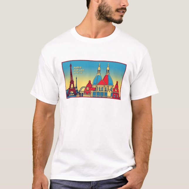 T-shirt Paris Skyline 1 (Devant)