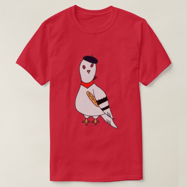 T-shirt Parisian Pigeon (Design devant)