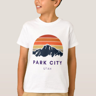 T-shirt Park City Utah Ski Snowboard Randonneurs Utah Gif