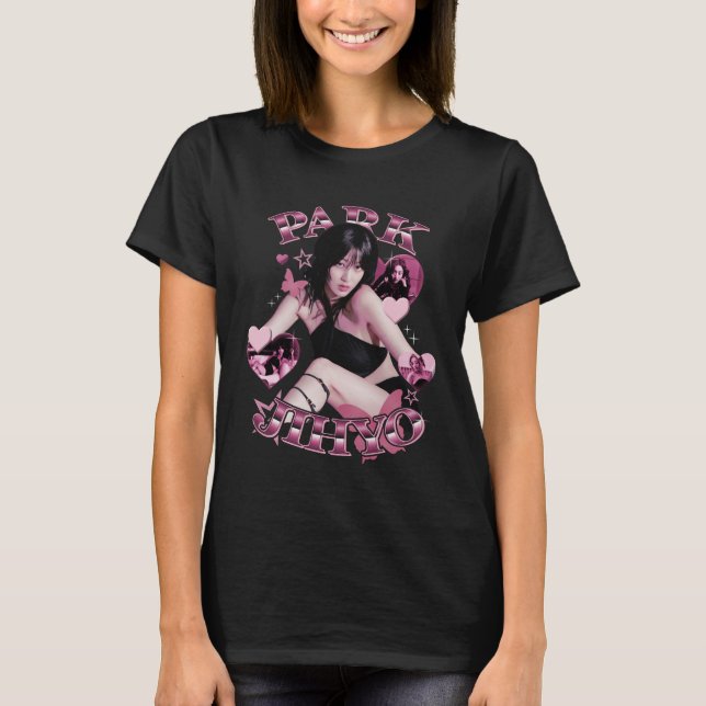 T-shirt Park Jihyo Twice Member Girlband Kpop Fanmade (Devant)
