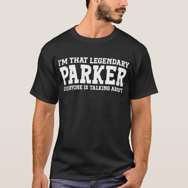 T-shirt Parker Nom personnel Funny Parker (Devant)