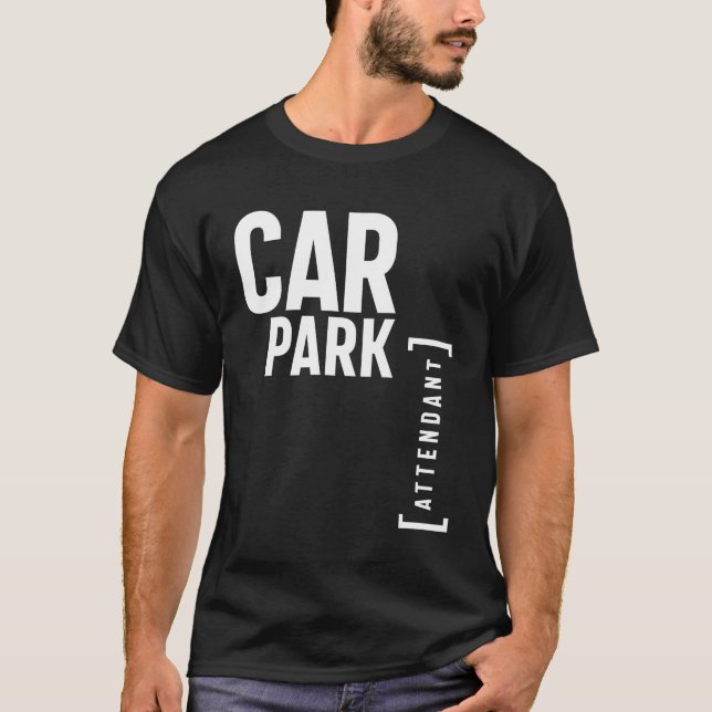 T-shirt Parking Accompagnateur Cadeau Funny Titre de l'emp (Devant)