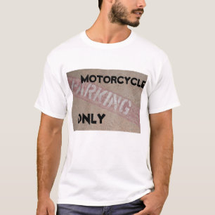 T-shirt Parking pour moto uniquement