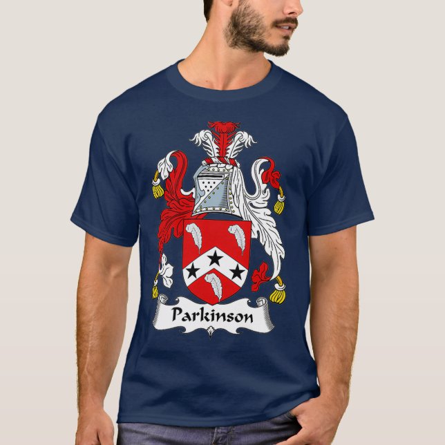 T-shirt Parkinson Coat of Arms  Family Crest (Devant)