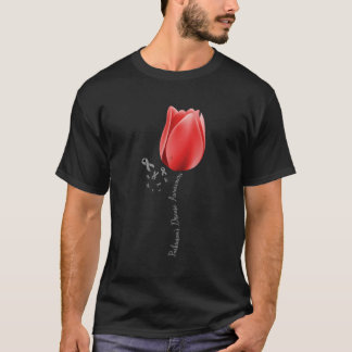 T-shirt Parkinson Maladie Tulipe Avril Mois Pret