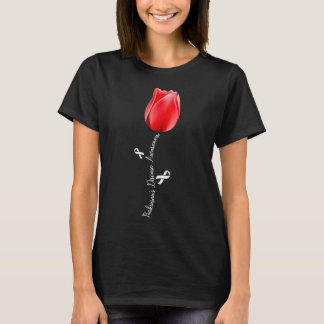 T-shirt Parkinson Maladie Tulipe Avril Mois T Sh