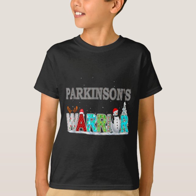 T-shirt Parkinson's Awareness For Christmas  (Devant)