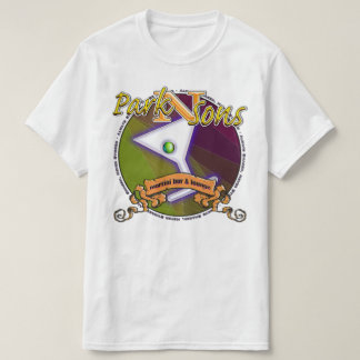 T-shirt Parkinsons Martini Bar Cercle toujours secoué avan