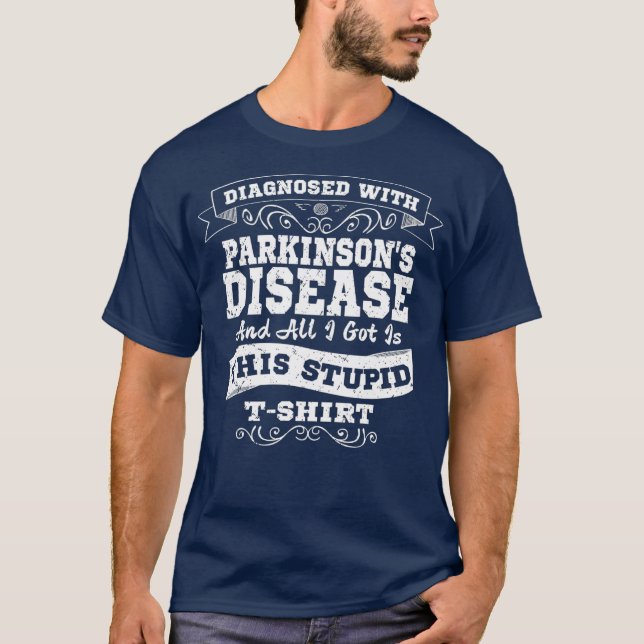 T-shirt Parkinsons T Sensibilisation Survivant Don_1 (Devant)