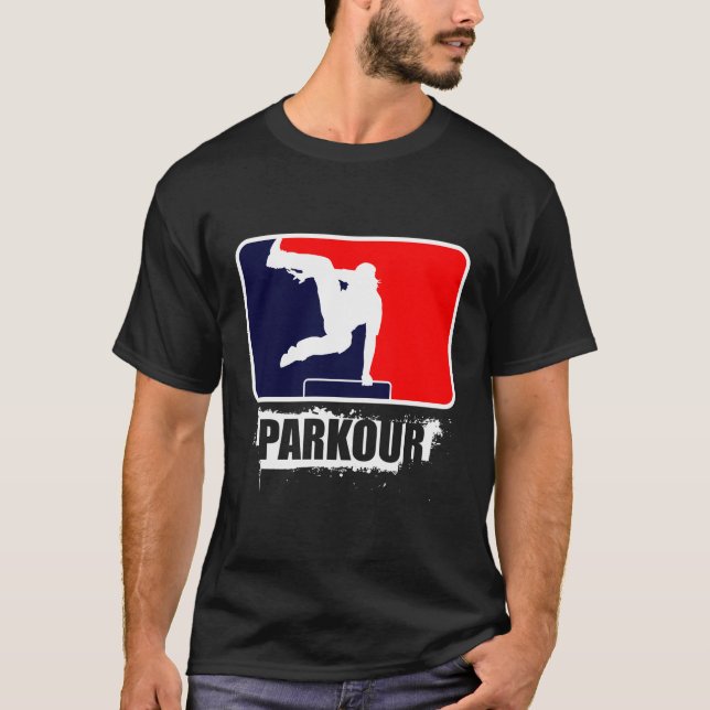 T-shirt Parkour américain cool (Devant)