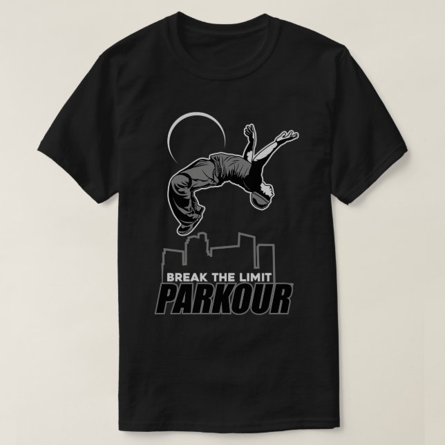 T-SHIRT PARKOUR BRISER LA LIMITE (Design devant)