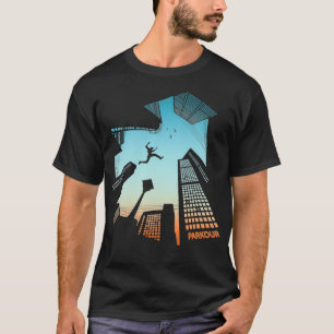 T-shirt Parkour cadeau Freerunning pour hommes femmes enfa