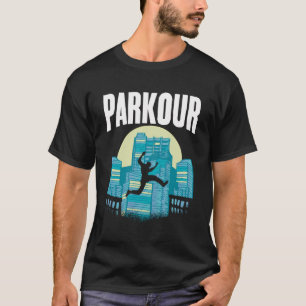 T-shirt Parkour courir Freestyle Parkour Freerunner Freer