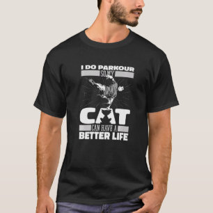 T-shirt Parkour de coureur Traceur de course libre