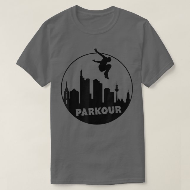 T-shirt Parkour de course libre Hommes Enfants (Design devant)