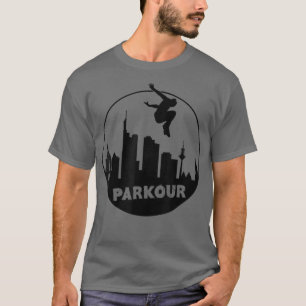 T-shirt Parkour de course libre Hommes Enfants