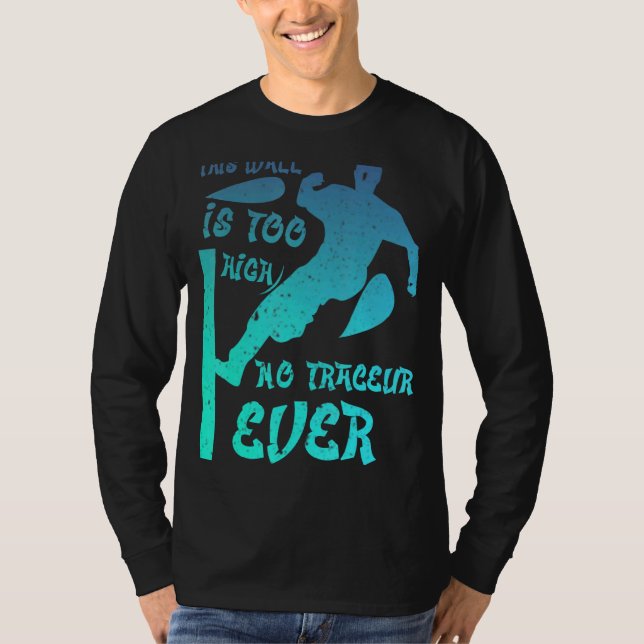 T-shirt Parkour Free Running Traceur 1 (Devant)