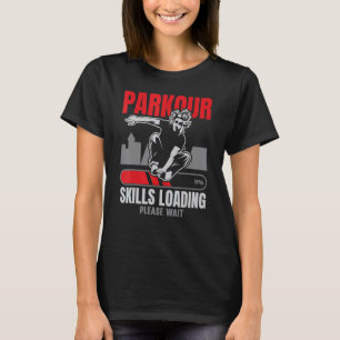 T-shirt Parkour Free Running Traceur Freestyle Extreme Spo