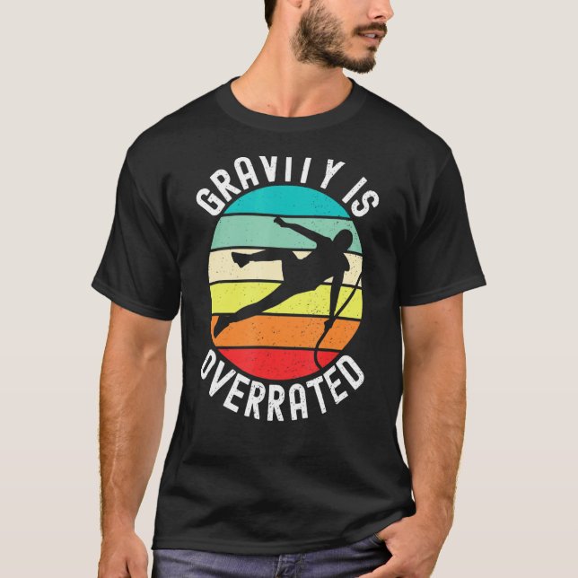 T-shirt Parkour Free Running Traceur Retro Gravit (Devant)