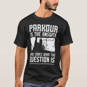 T-shirt Parkour Free Running Traceur Vintage Parkour Est T