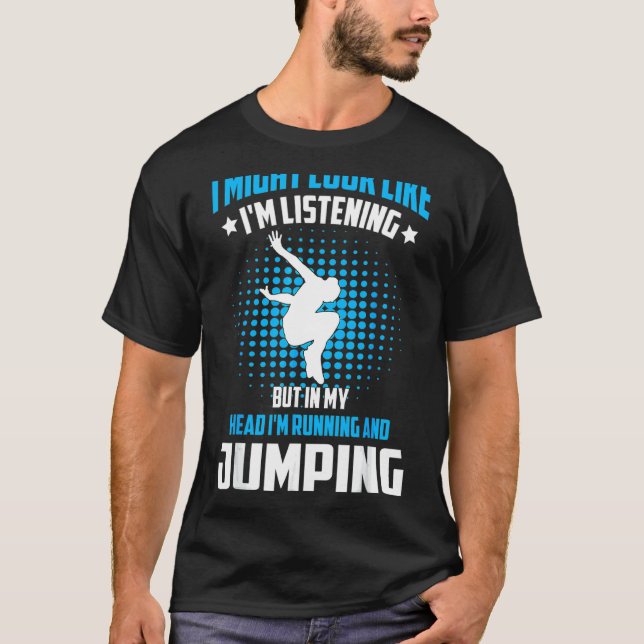 T-shirt Parkour Free Running Traceurs Ressemblent À L (Devant)