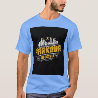 T-shirt Parkour Freerun Freerunning Rooftop Lifestyle grap