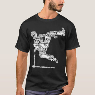 T-shirt Parkour Freerunner Freerunner Traceur Enfants Homm
