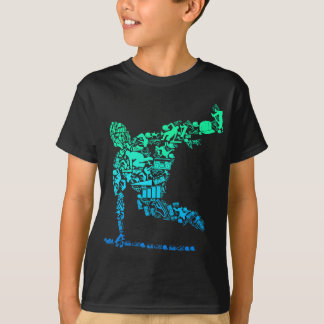 T-shirt Parkour Freerunner Freerunning Traceur Boys Hommes
