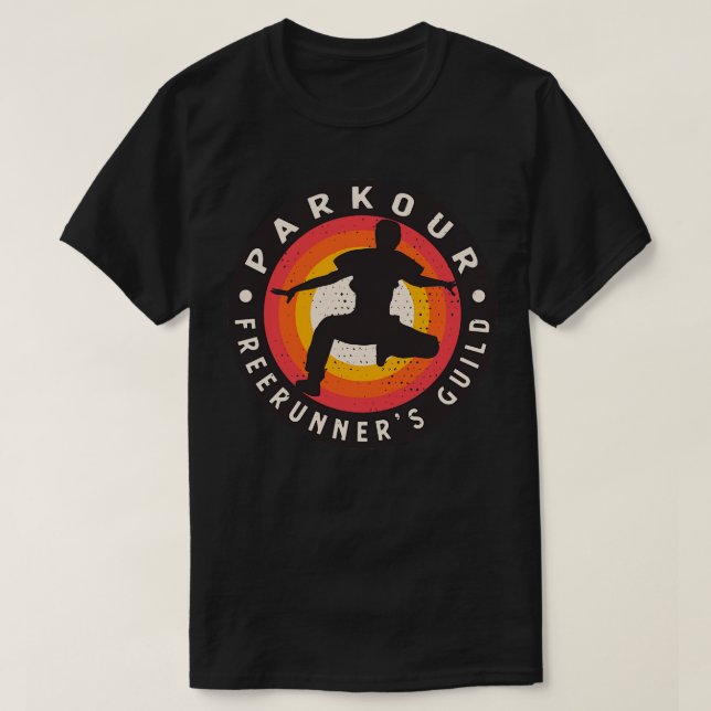 T-shirt Parkour Freerunners Guild Freerunning (Design devant)