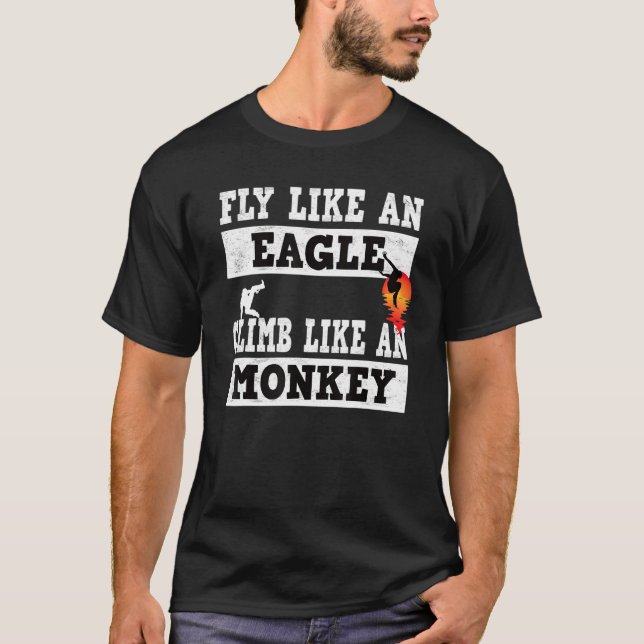 T-shirt Parkour Freerunning Freerunner Parkour Runner (Devant)