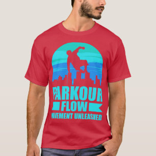 T-shirt Parkour Freerunning Street Entraînement acrobatiqu