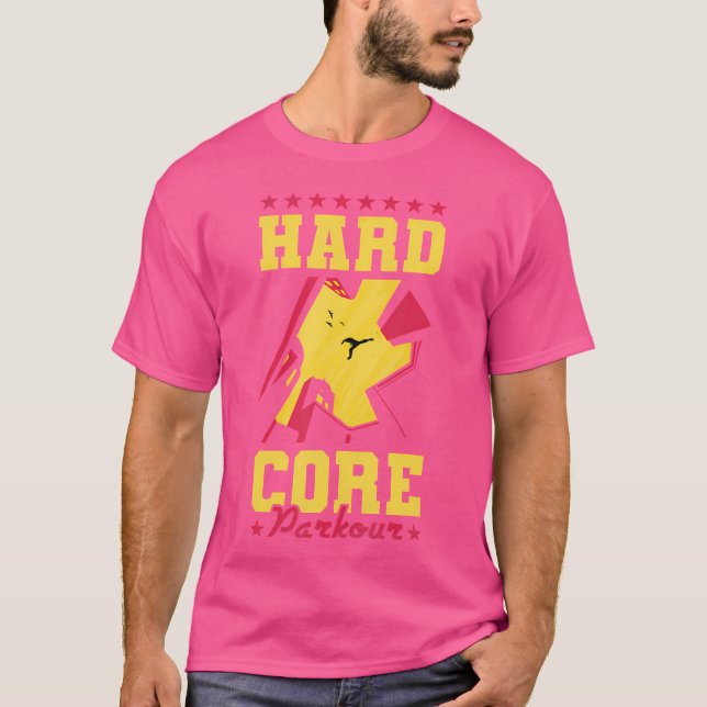T-shirt Parkour Hard Core (Devant)
