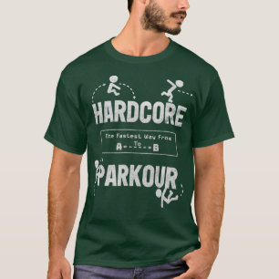 T-shirt Parkour hardcore avec StuntPerforming