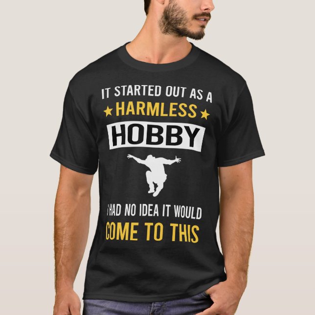 T-shirt Parkour Hobby Inoffensif (Devant)