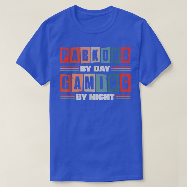 T-shirt Parkour Le Jour Jeu De Nuit (Design devant)