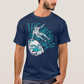 T-shirt Parkour Le Monde Est Notre Salle De Sport 