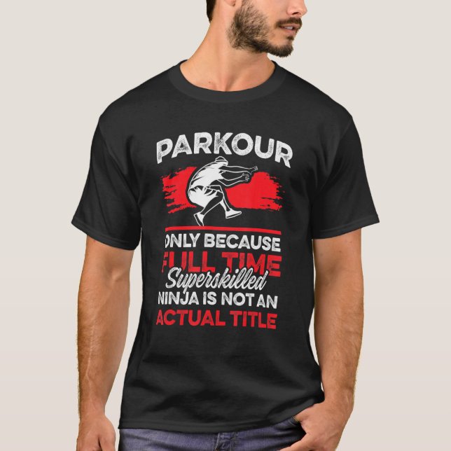 T-shirt Parkour Superskill Ninja (Devant)