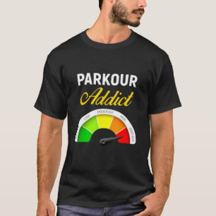 T-shirt Parkour Traceur Libre Course Extreme Sport