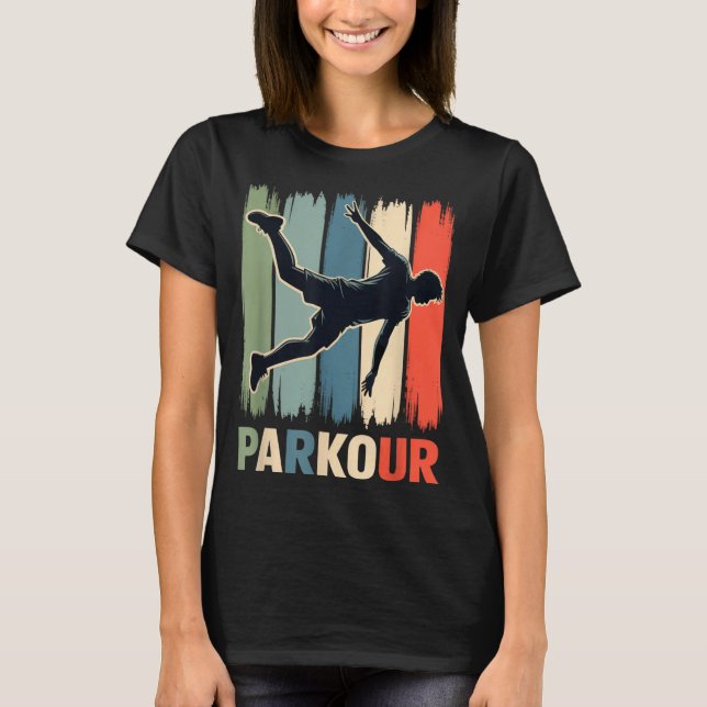 T-shirt Parkour, Urban Gymnast, Traceur, Runner  (Devant)