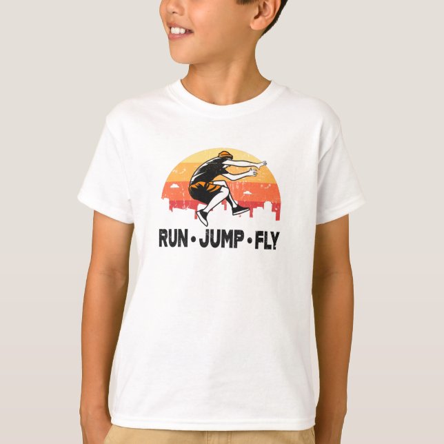 T-shirt Parkour Vintage Freerunner (Devant)