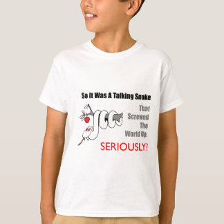 T-shirt parlant de serpent