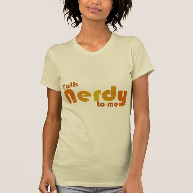 T-shirt Parle à nerdy (Devant)