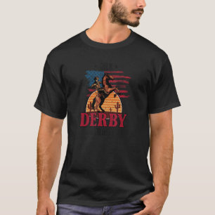 T-shirt Parle Derby À Moi Pour La Course À Cheval