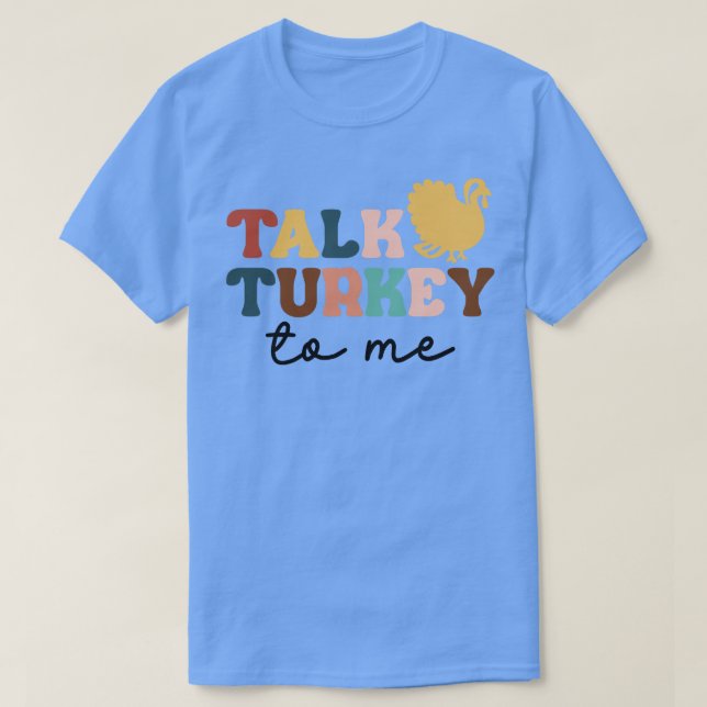 T-shirt Parle La Turquie À Moi Jour De La Jambe Drôle Than (Design devant)