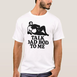 T-shirt Parle-moi du corps de papa drôle pour hommes