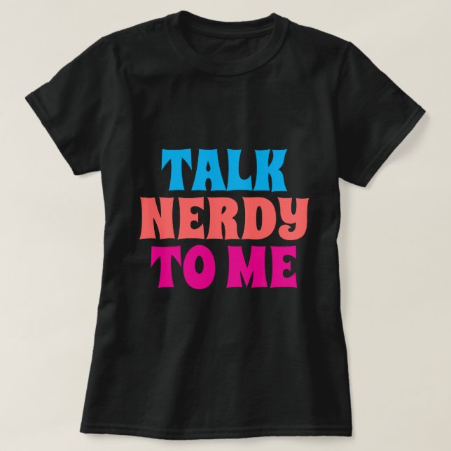 T-SHIRT PARLE-MOI SAVANT (Design devant)