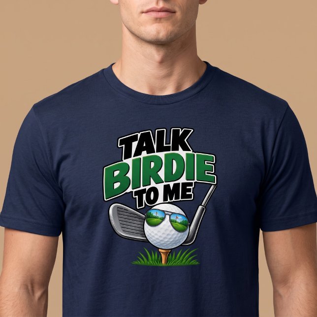 T-shirt Parle Oiseau Pour Moi Drôle Golf (Créateur téléchargé)