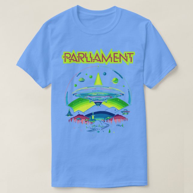T-shirt Parlement Funkadelic Retro Mothership Rock Funk (Design devant)